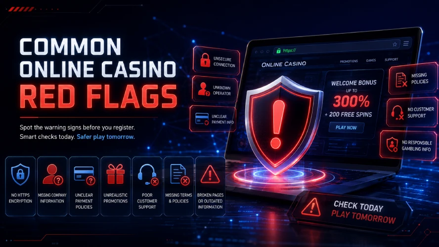 Common Online Casino Red Flag