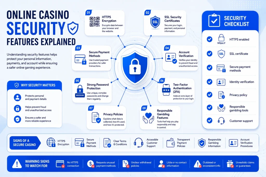 Online casino security features