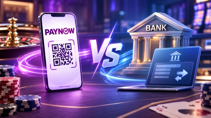 PayNow vs Bank Transfer for Online Casinos payment