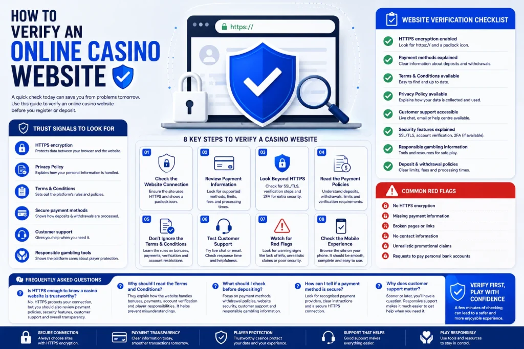 verify online casino website