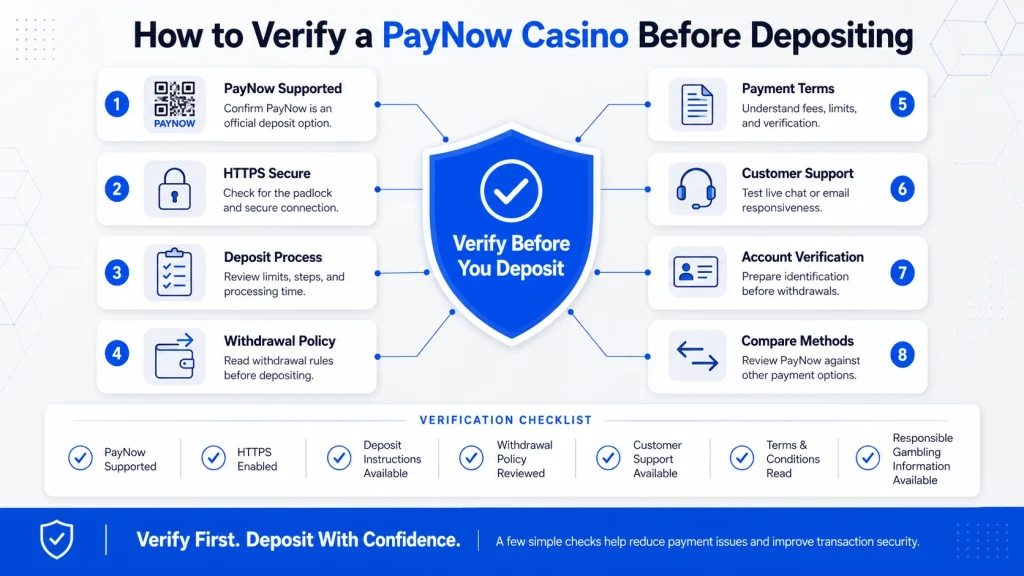 verify paynow casino