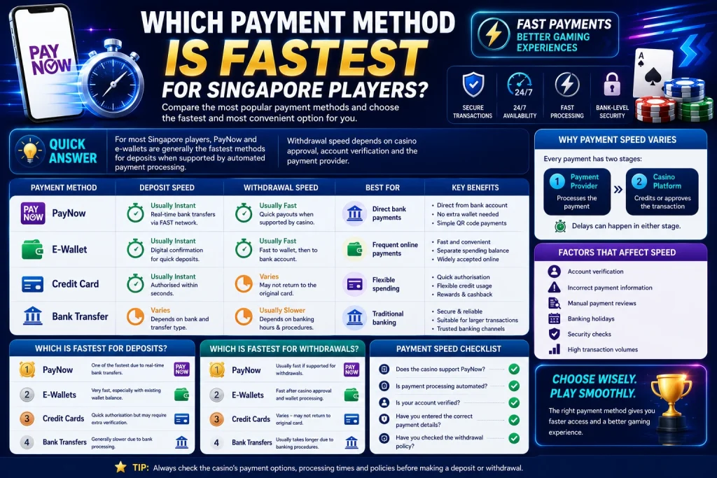 Which payment method is fastest