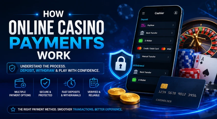how online casino payments work