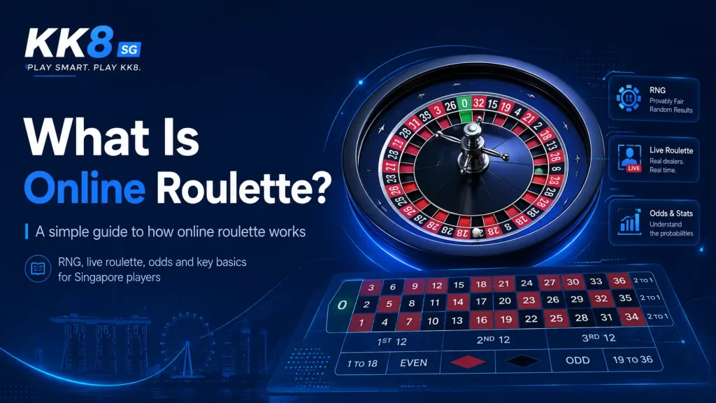 Introduction to online roulette, including RNG games, live dealer roulette, odds and key game basics